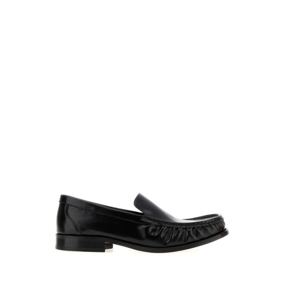 A.P.C. Men Black Leather Romeo Loafers